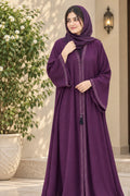 Plum Abaya