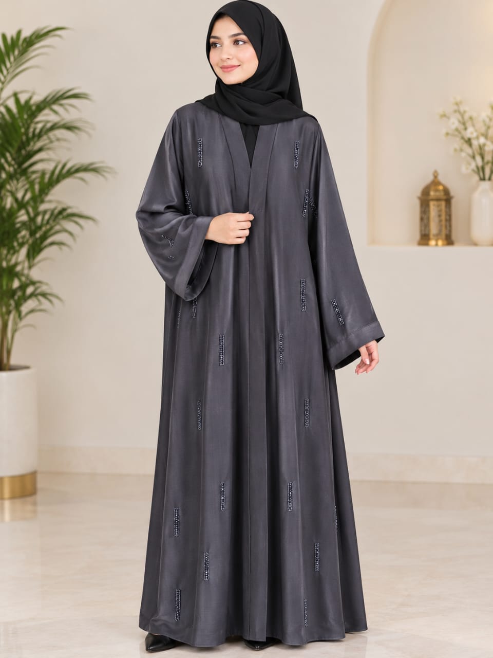 Charcoal Abaya